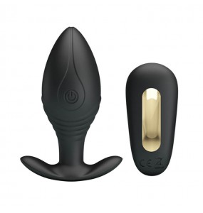 PRETTY LOVE - Royal Pleasure Wireless Remote Anal Plug (Black)